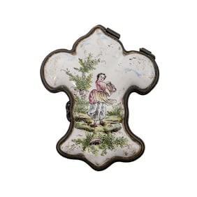 Veuve Perrin French Porcelain Trinket Box