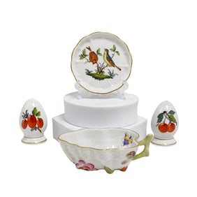 (4 Pc) Herend Porcelain Assorted Grouping