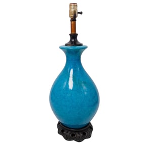Frederick Cooper Style Crackle Glazed Table Lamp