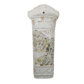 Antique Chinese Ceramic Wall Pocket
