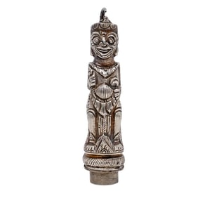Balinese Silver Plated Dagger Handle (Keris)