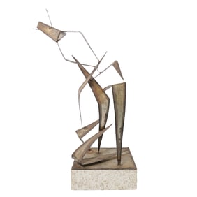 Curtis Jere (American, 1963-) Mixed Metal Abstract Sculpture