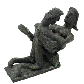 Bronze Brutalist Erotic Sculpture
