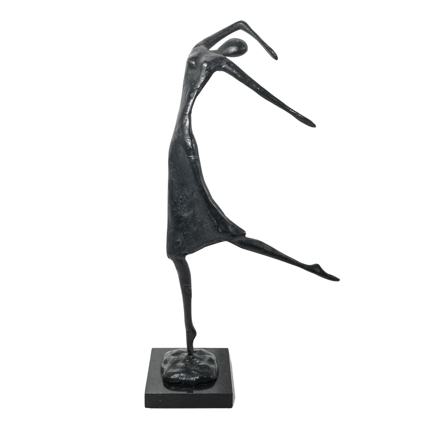 Modernist Dancing Woman Bronze Sculpture (1 of 5)