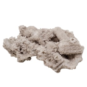 White Aragonite Crystal Matrix