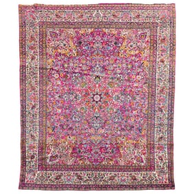Large Persian Kashan Rug