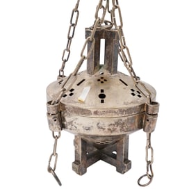 Antique German Catholic Cast Metal Thurible