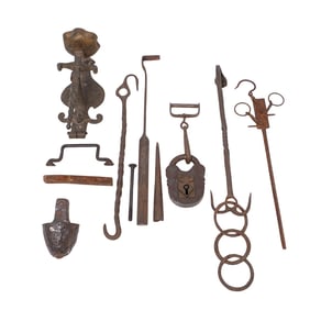 (11 pcs) Antique Spanish Colonial Tools