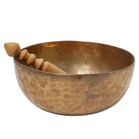 Antique Tibetan Bronze Singing Bowl