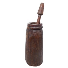 Large Melanesian Antique Paan Mortal and Pestle