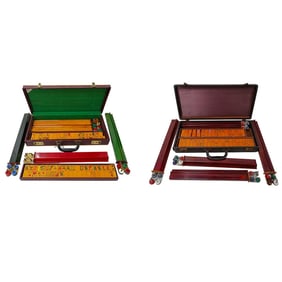 Pair of Vintage Mahjong Sets