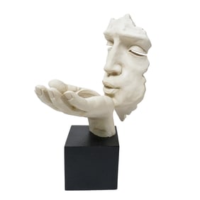 Vitruvian Collection "Blowing A Kiss" Candle Holder