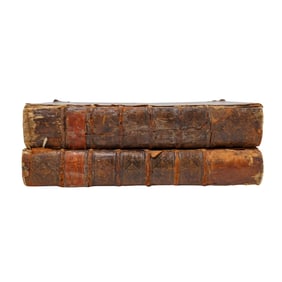 Pair of "Dictionnaire de Moreri" Historical Encyclopedias (M-Z)