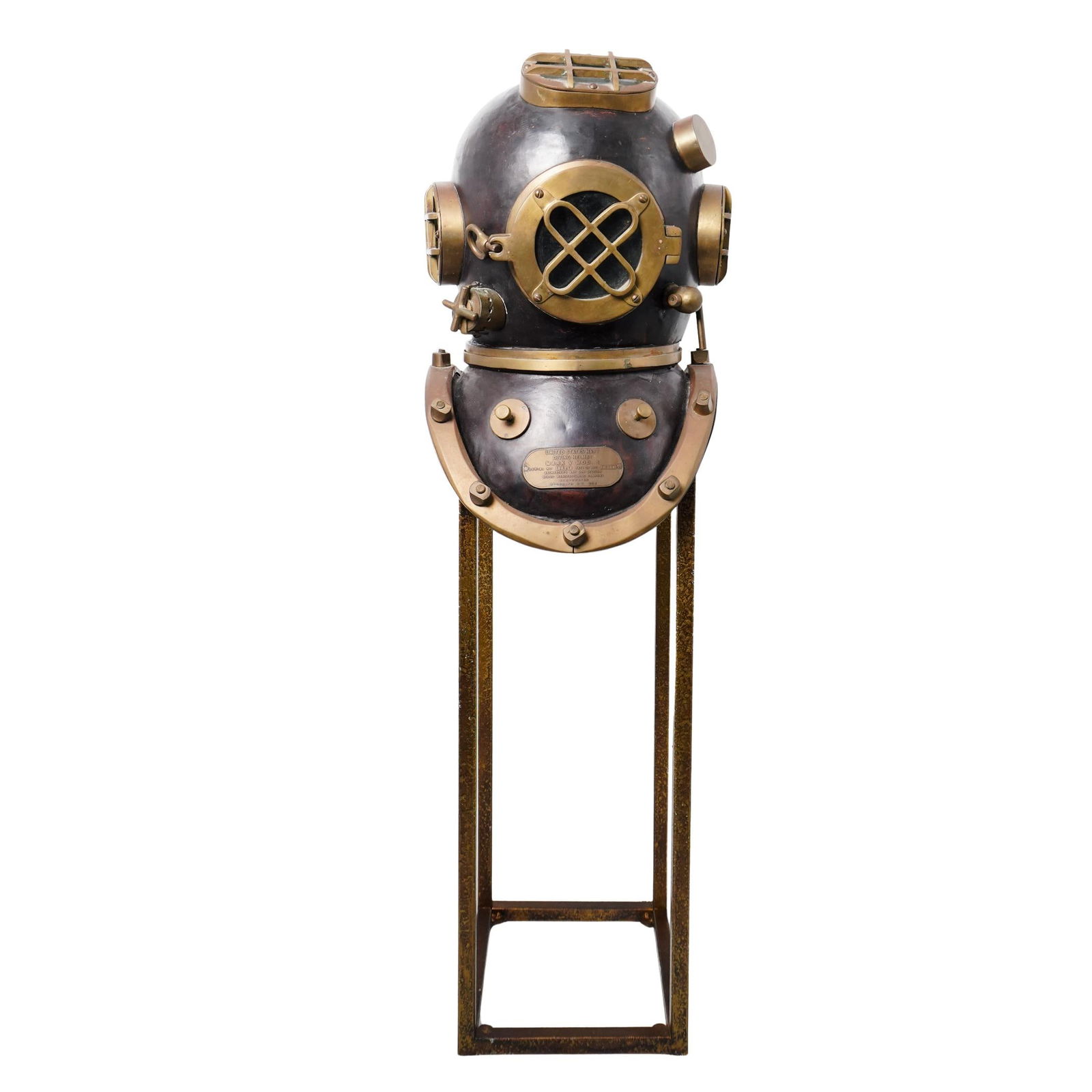 Vintage Diving Helmet Replica On Stand (1 of 9)