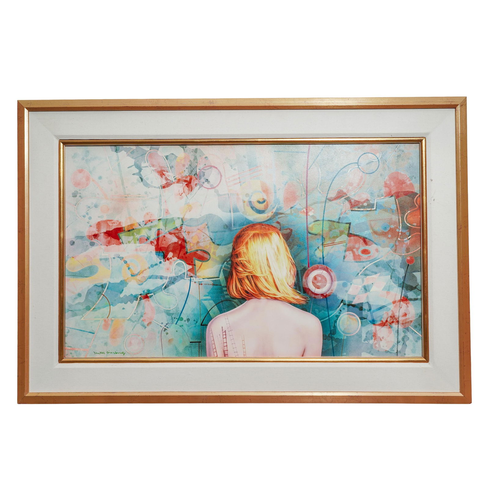 Yankel Ginsburg Acrylic On Board Painting (1 of 4)