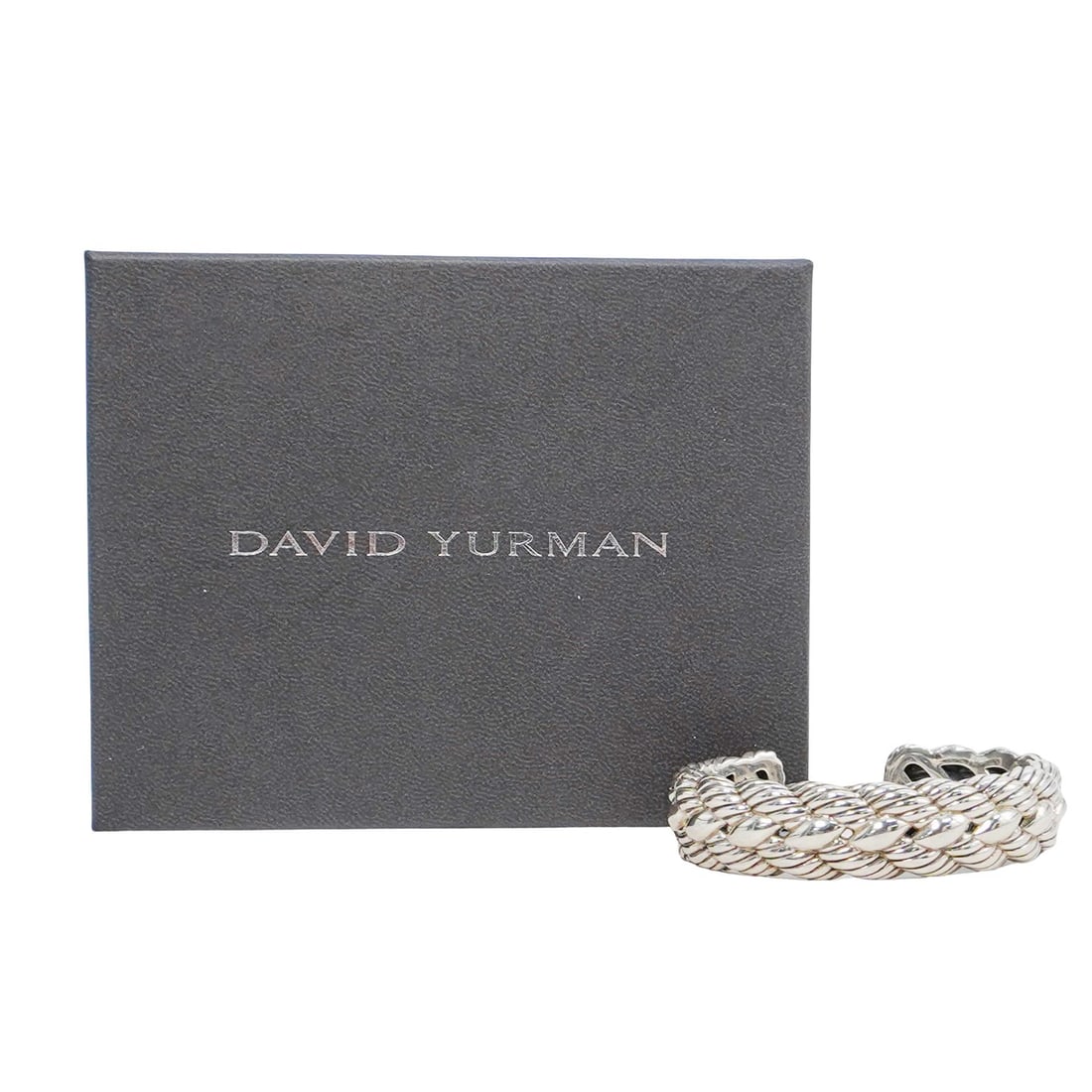 David Yurman Sterling Silver Cuff Bracelet w/ Box (1 of 5)