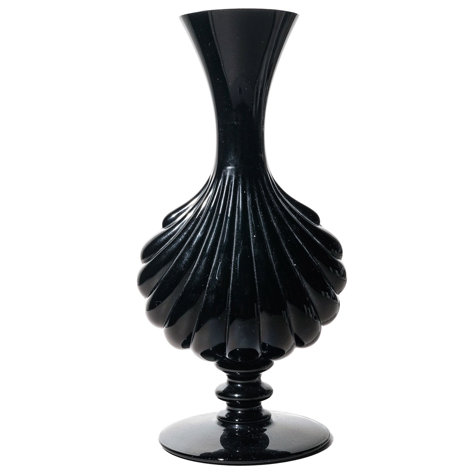 Baccarat Primevere Black Crystal Vase (1 of 6)