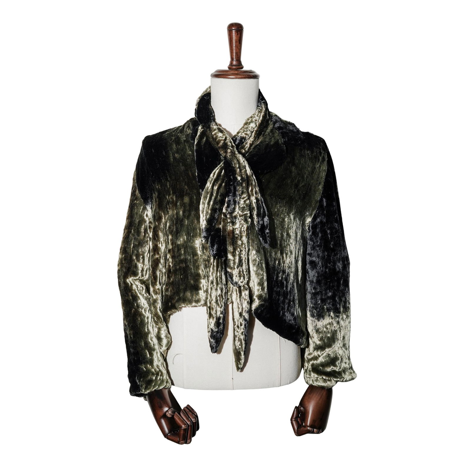 Vintage Marian Clayden Rayon & Silk Bolero Jacket (1 of 7)