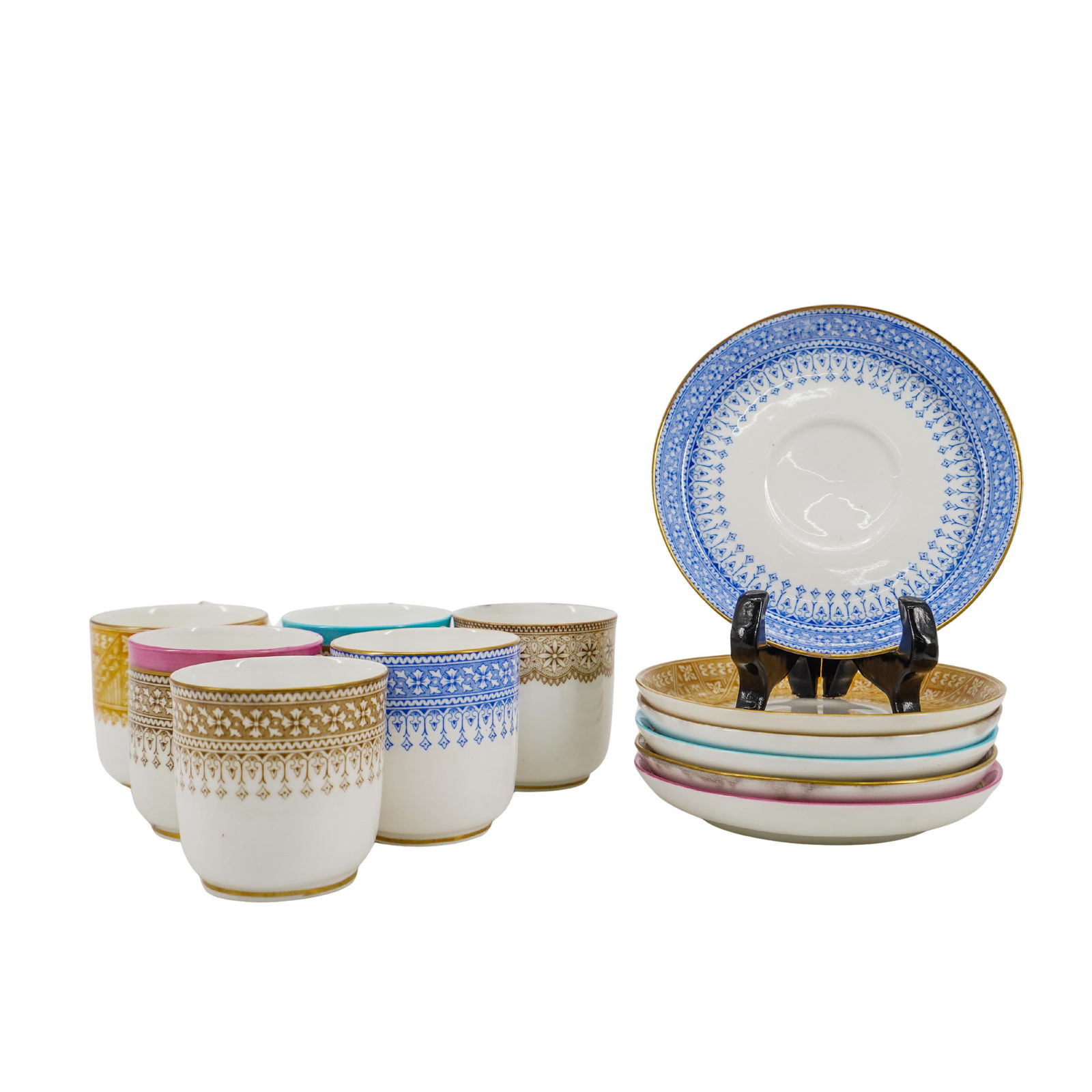 (12 Pc) Royal Worcester Porcelain Demitasse Set (1 of 11)