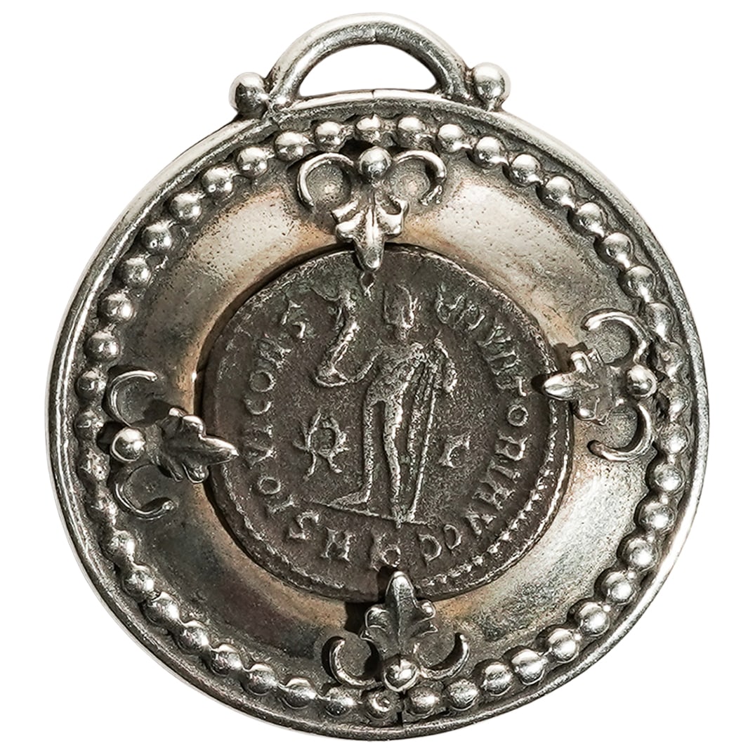 Ancient Roman Silver Coin Pendant (1 of 5)