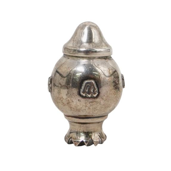 Judaic Silver Pomegranate Dreidel Spire Box (1 of 3)