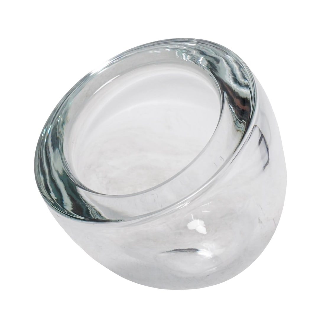 Barbini Murano For Oggetti Round Clear Vase (1 of 8)