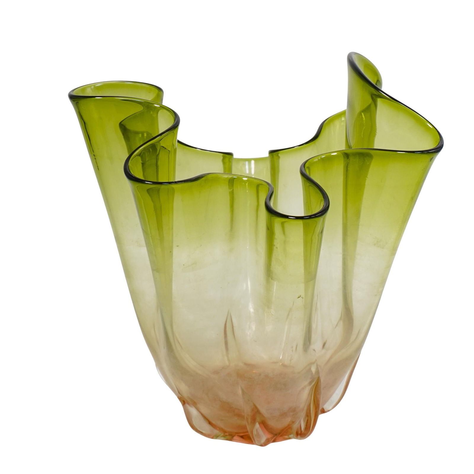 Murano Glass Handkerchief Vase (1 of 7)