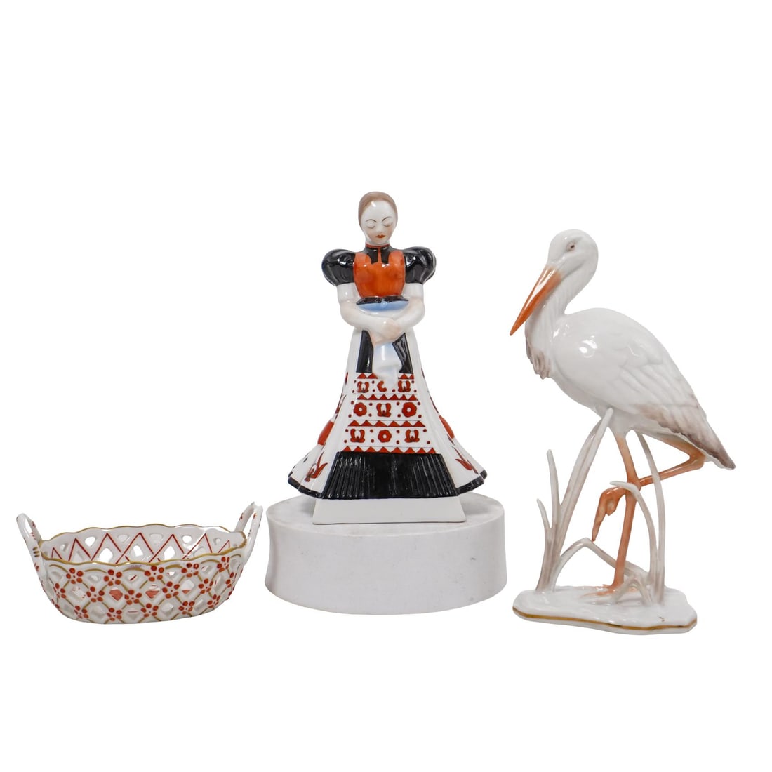 (3 pcs) Porcelain Figurine Grouping (1 of 6)