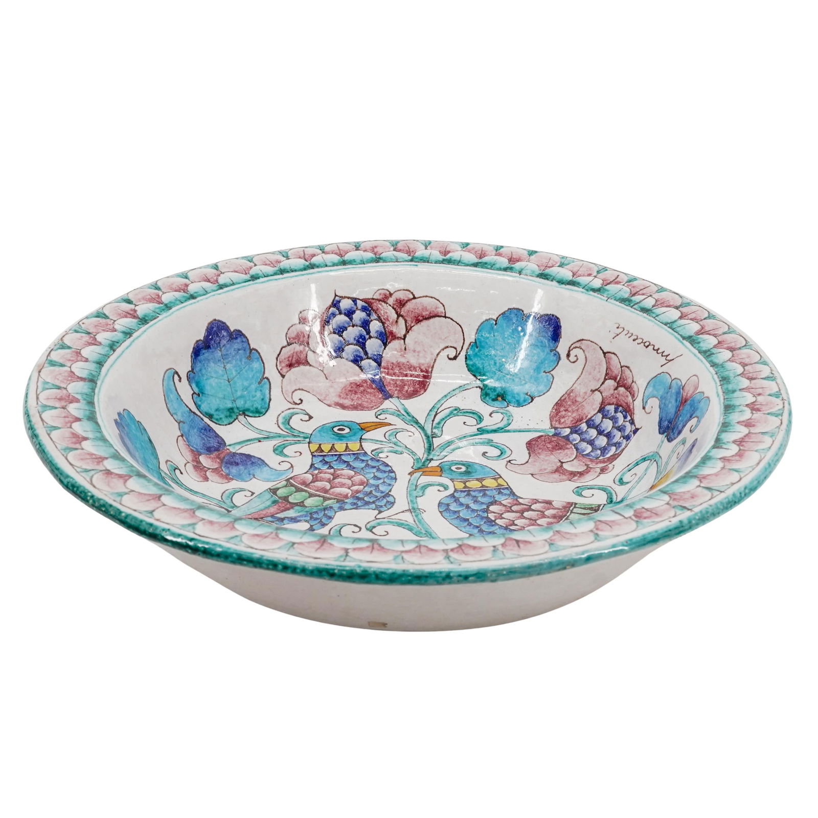 Large Vintage Romano Innocenti Ceramic Serving Bowl (1 of 6)