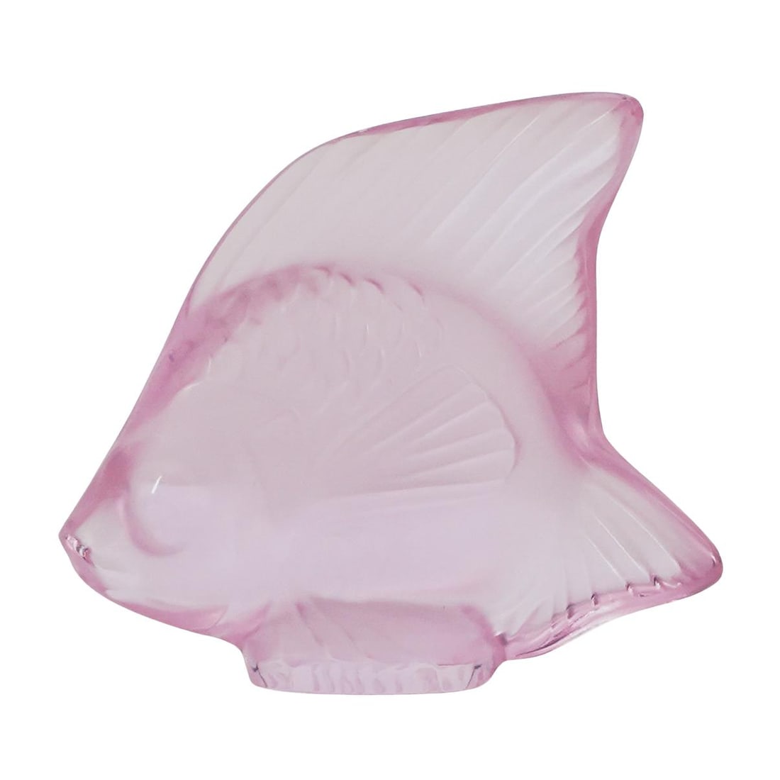 Lalique Crystal Antinea Green "Fish" Figurine (1 of 3)