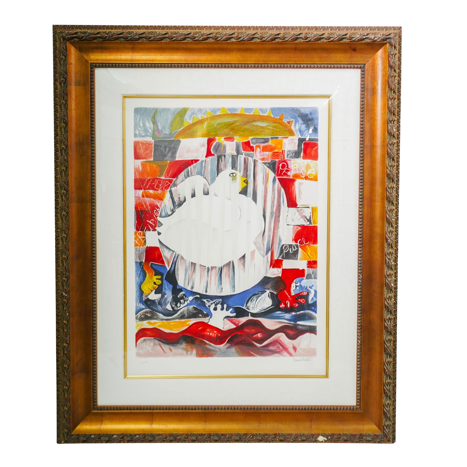 Alexandra Nechita "Earth Hand" Signed Lithograph (1 of 6)