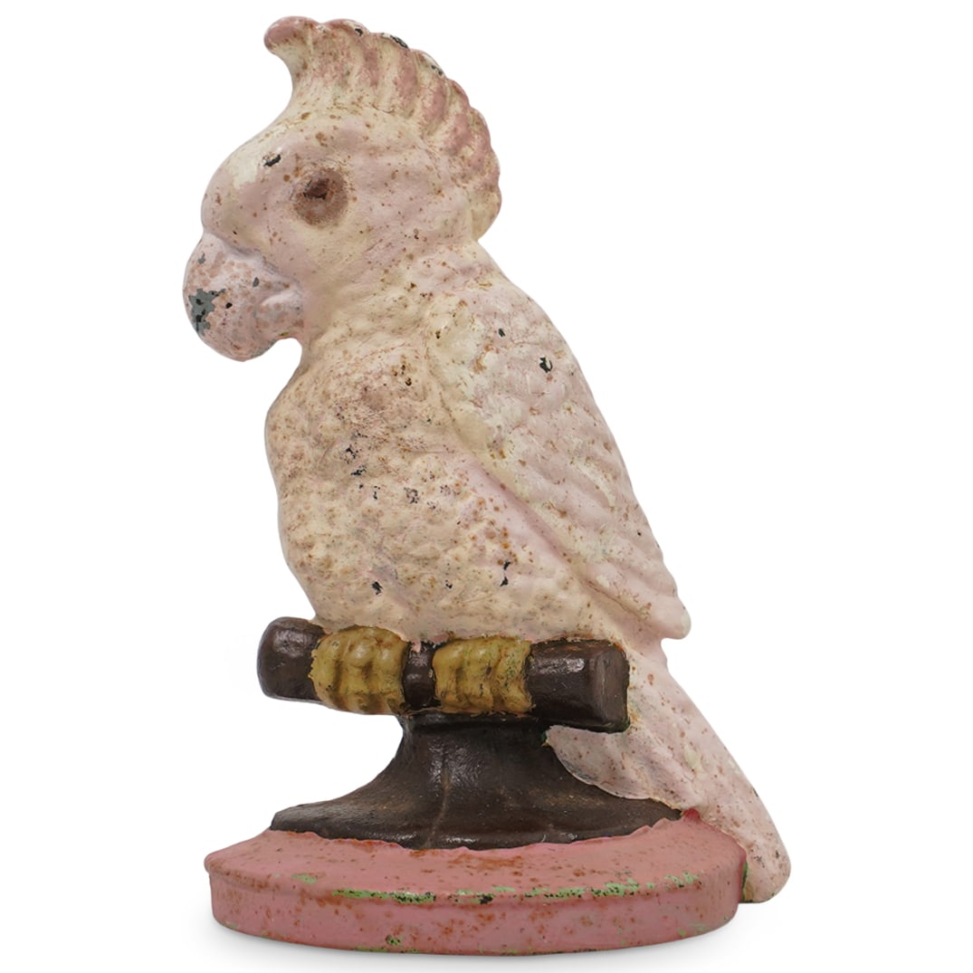 Cast Iron Cockatoo Doorstop (1 of 4)