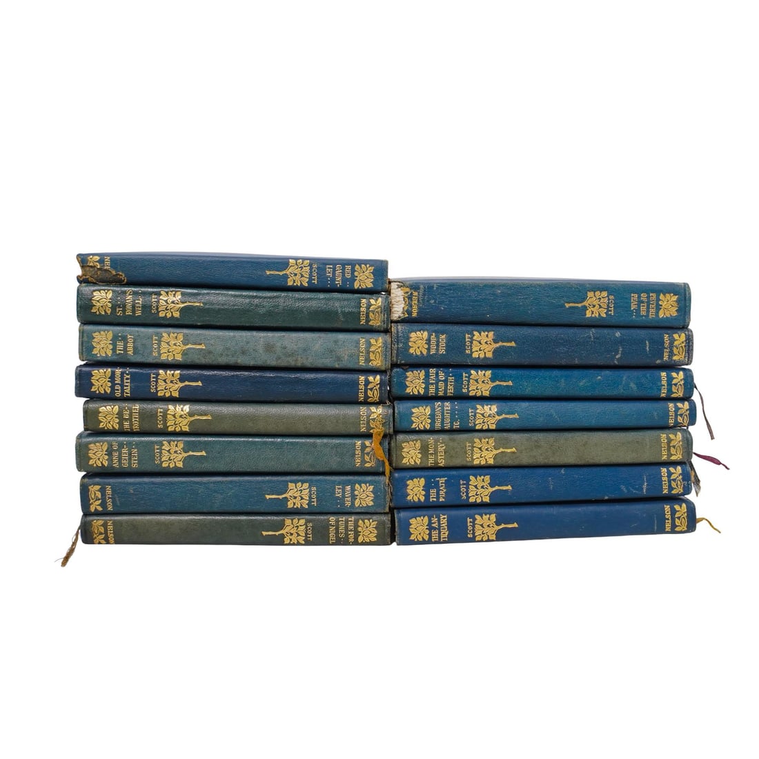 (15 pcs) "Nelson's Classics" Works by Sir Walter Scott Collection (1 of 6)