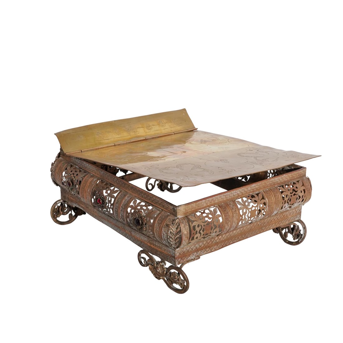 Antique Gothic Bronze Missal/Bible Display Stand (1 of 6)