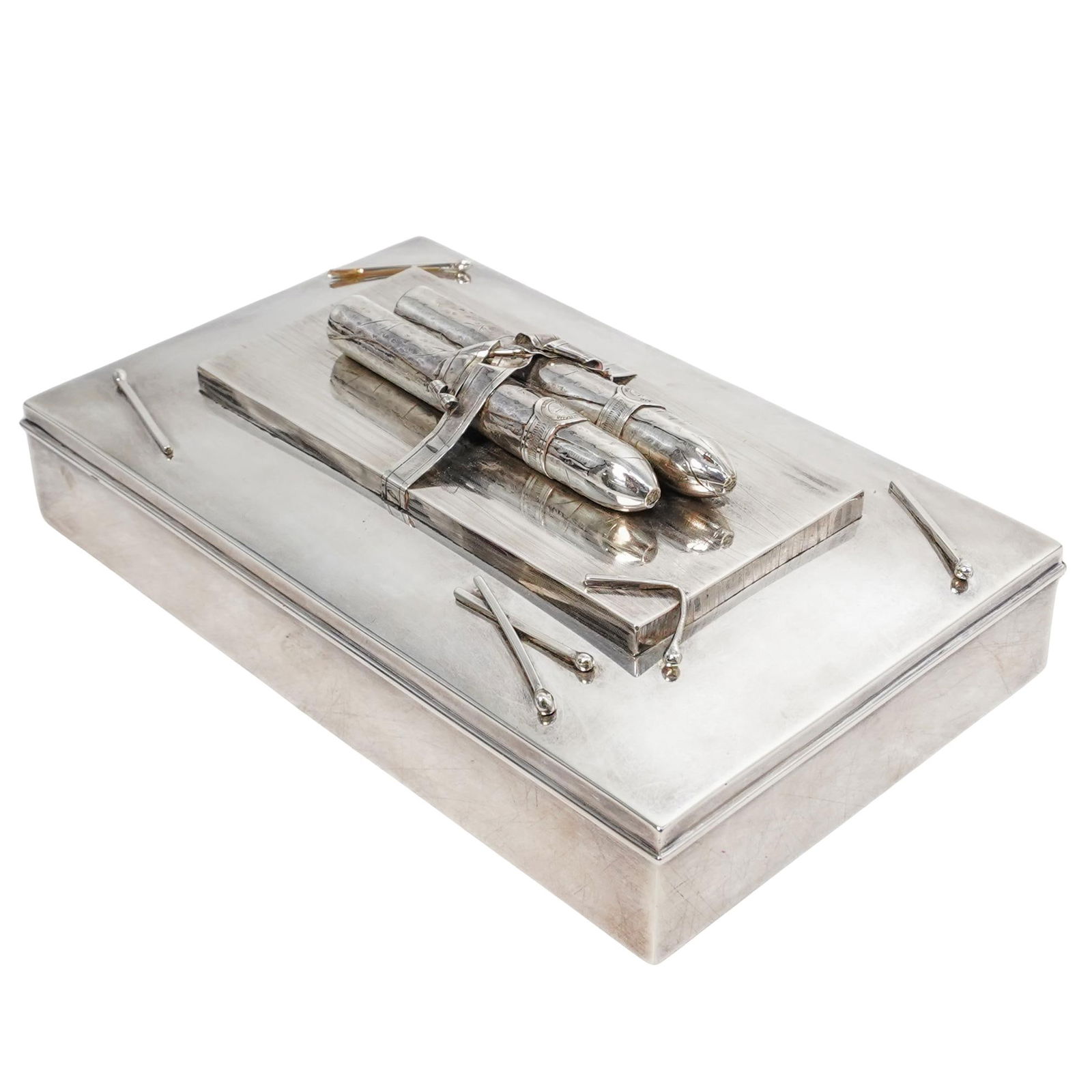 Tiffany and Co. Sterling Silver Humidor