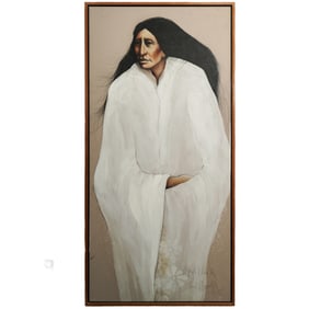 Frank Howell (1937- 1997, American) "April Wind" Acrylic on Canvas