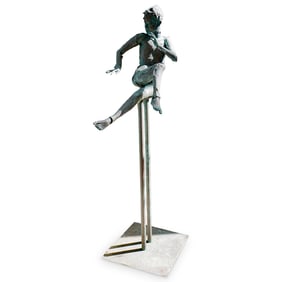 Max Demoss (American) LifeSize Bronze Figural Sculpture