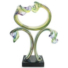Fiore Murano Glass Sculpture, Editioned