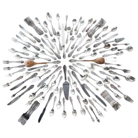 Gorham “Crown Baroque?? Sterling Silver Flatware Set