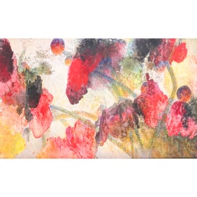 Yanping Yang (b. 1934, Chinese) "Autumn Wind" Ink on Rice Paper