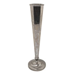 Sheffield Art Deco Style Silver Tone Vase