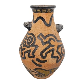 Keith Haring (USA, 1958-1990) Terracotta Vase
