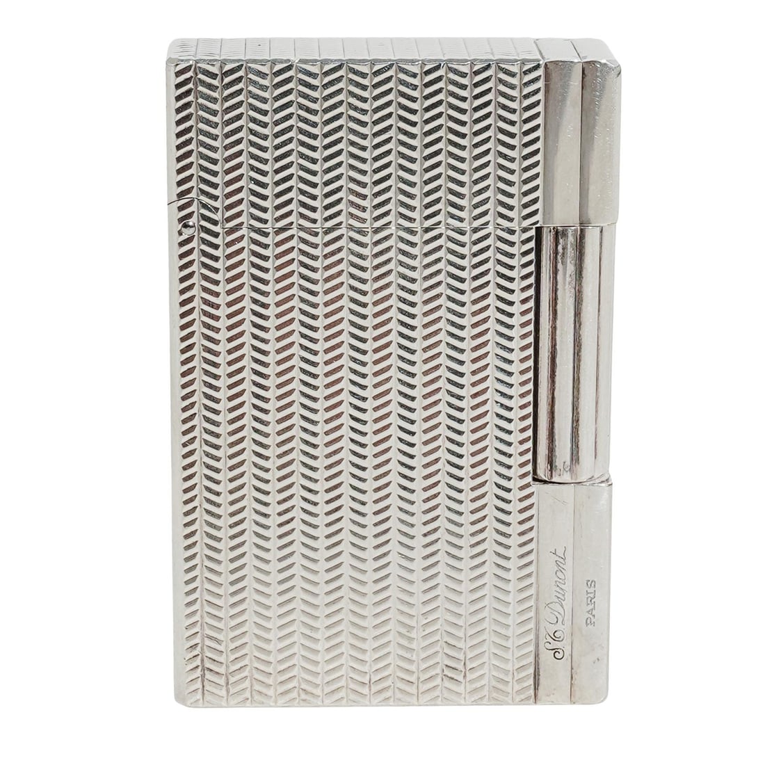 ST Dupont Ligne 2 Silver-Plate Lighter (1 of 6)