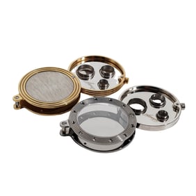 Pair of Davidoff Three Hole Round Cutters