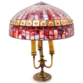 Tiffany Style Stained Glass Table Lamp
