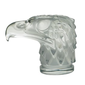 Lalique Crystal Ornament 'Eagle Head'