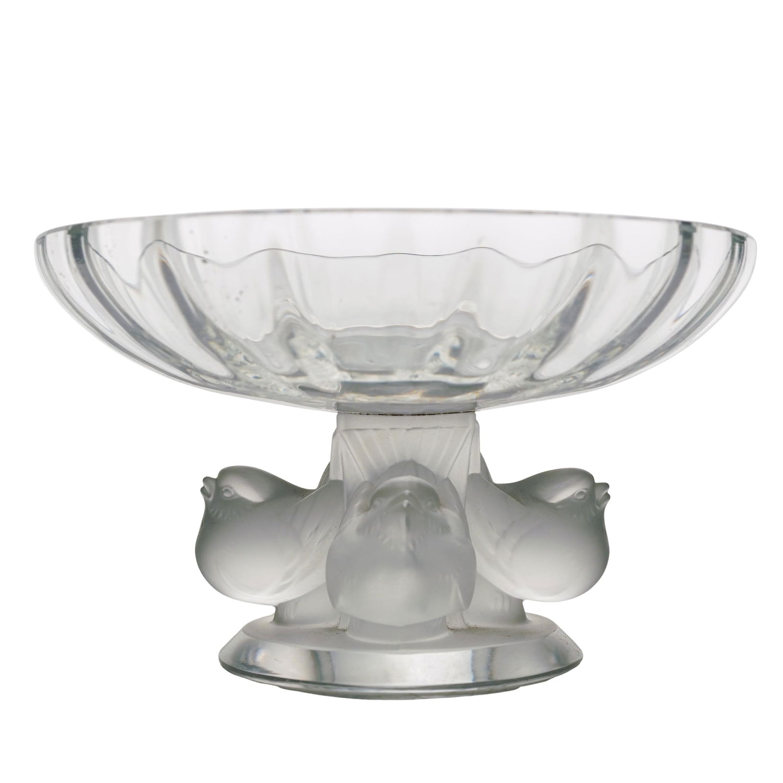 Lalique "Nogent" Crystal Bird Bowl (1 of 5)