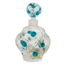 Lalique "Floride" Crystal Perfume Bottle