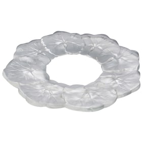 Lalique Honfleur Crystal Dish