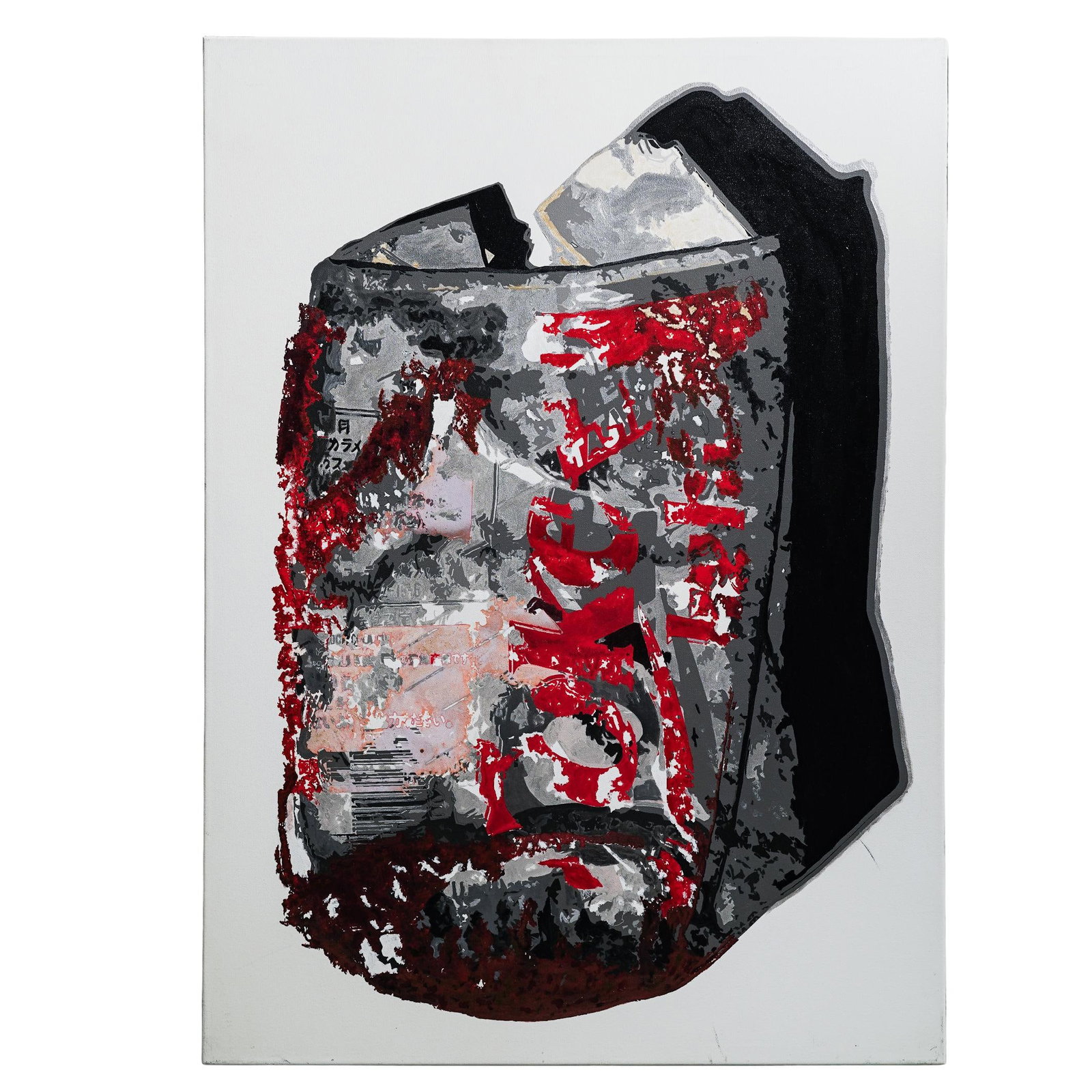 Claude Charlier (b. 1953, French) "Coke Light" Acrylic on Canvas (1 of 4)